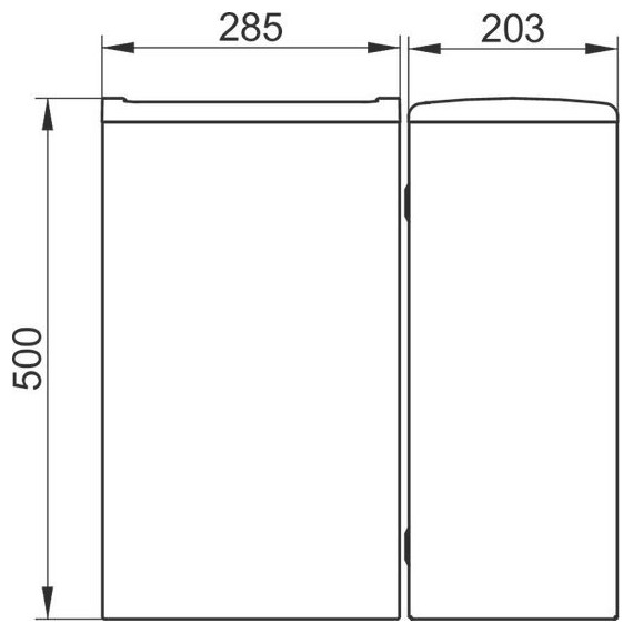 Ведро для мусора Keuco Moll 12788010001, цвет антрацит - 4 Ведро для мусора Keuco Moll 12788010001, цвет антрацит фото 4
