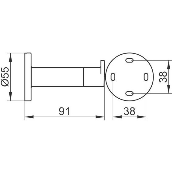 Крючок Keuco Plan 14911010000, цвет хром фото 2