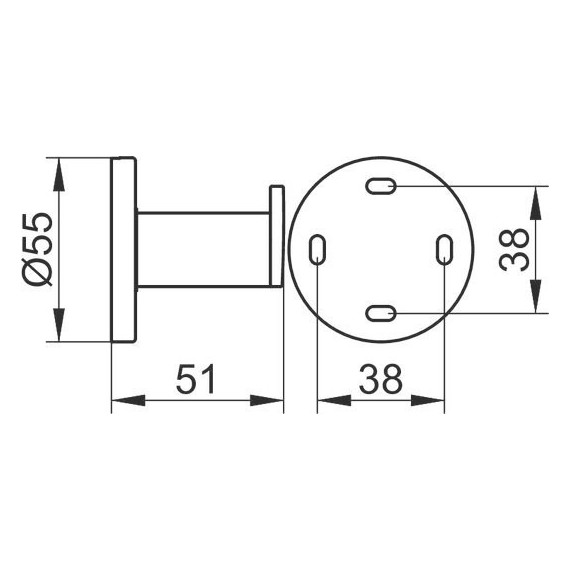 Крючок Keuco Plan 14914370000, цвет чёрный матовый фото 11