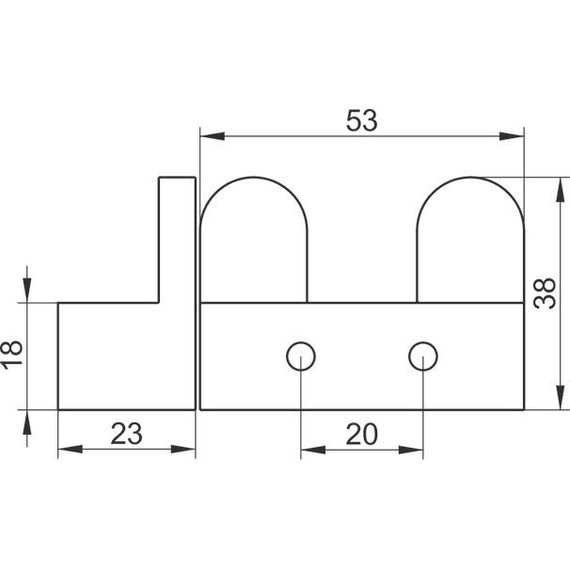 Двойной крючок Keuco Edition 300 30015010000 - 2 Двойной крючок Keuco Edition 300 30015010000 фото 2