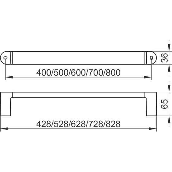 Поручень Keuco Elegance 83 см 31601010800 - 2 Поручень Keuco Elegance 83 см 31601010800 фото 2