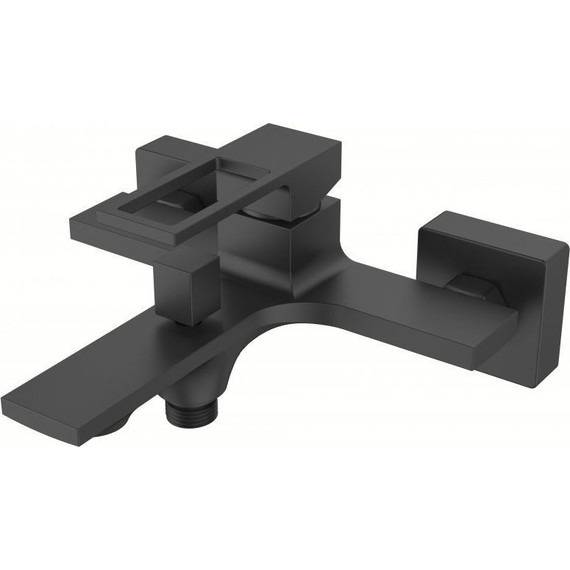 Смеситель для ванны BelBagno Luce LUC-VAS-NERO, черный матовый, Цвет производителя: чёрный матовый фото 