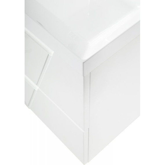 Тумба подвесная с раковиной BelBagno VITTORIA-700-2C-SO-BO-P 70 см, Bianco Opaco - 5 Тумба подвесная с раковиной BelBagno VITTORIA-700-2C-SO-BO-P 70 см, Bianco Opaco фото 5