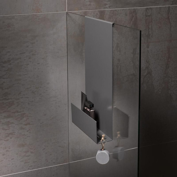 Полка Keuco Seifenkorbe 24951370000, цвет чёрный матовый - 4 Полка Keuco Seifenkorbe 24951370000, цвет чёрный матовый фото 4