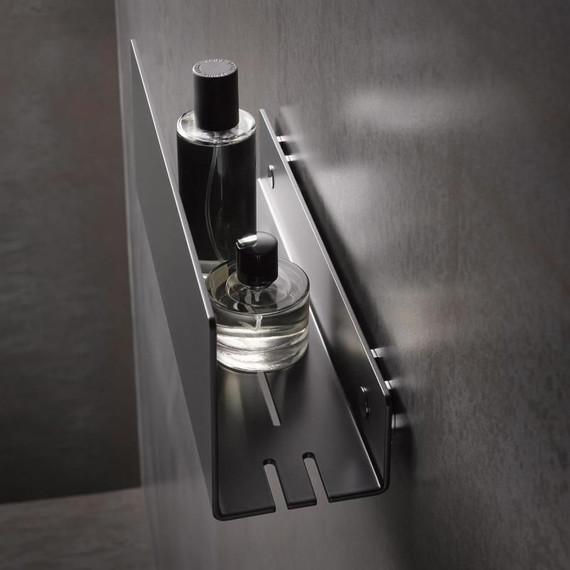 Полка Keuco Seifenkorbe 24952370000, цвет чёрный матовый - 2 Полка Keuco Seifenkorbe 24952370000, цвет чёрный матовый фото 2