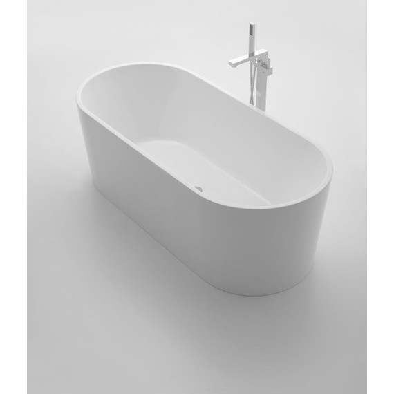 Ванна отдельностоящая BelBagno BB71-1500-W0 150x75 см, Размер - мм: 1500х750 фото 3