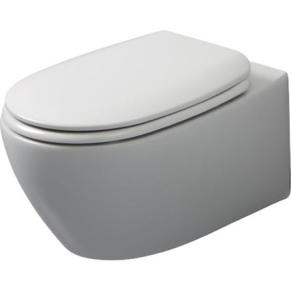 Унитаз подвесной безободковый White Ceramic Basic W020301 фото 