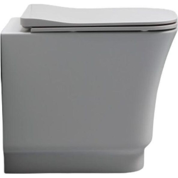 Унитаз приставной безободковый White Ceramic Idea W1000101 фото 