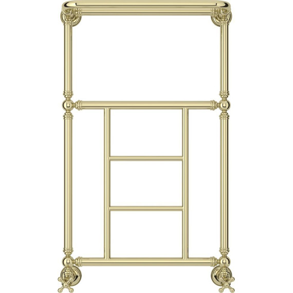 Полотенцесушитель водяной Сунержа Ренессанс 1452 с полкой П5 860х500 мм 020-0282-8650, шампань фото 2