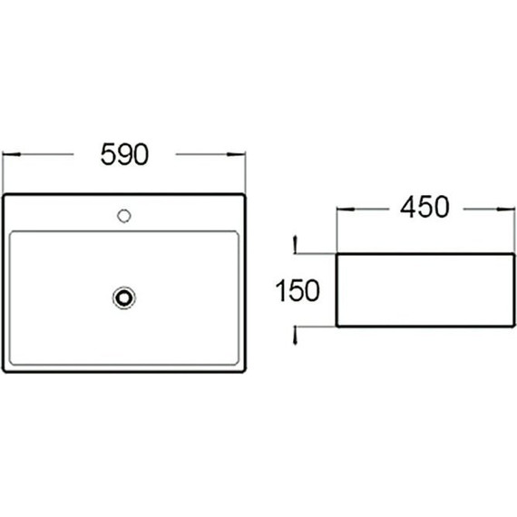 Раковина-чаша SantiLine 59 см SL-1002 фото 2