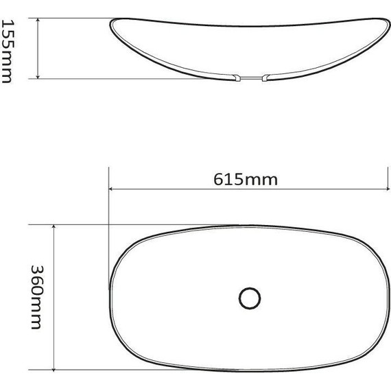 Раковина-чаша SantiLine 61 см SL-1025МВ, черный матовый - 2 Раковина-чаша SantiLine 61 см SL-1025МВ, черный матовый фото 2