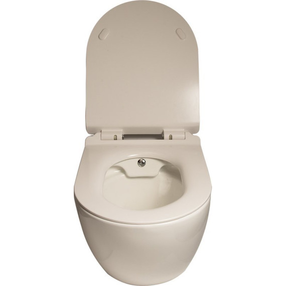 Унитаз-биде подвесной безободковый SantiLine SL-5002SM-BD с крышкой микролифт фото 4