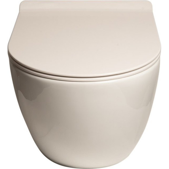 Унитаз подвесной безободковый SantiLine SL-5002 с крышкой микролифт фото 2