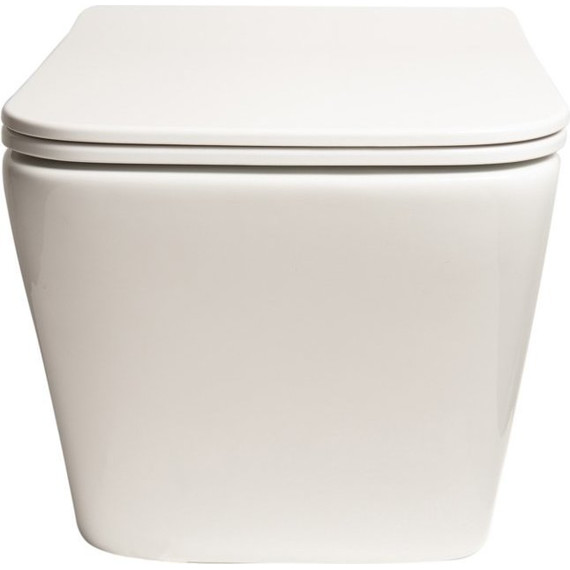 Унитаз-биде подвесной безободковый SantiLine SL-5004SM-BD с крышкой микролифт фото 3