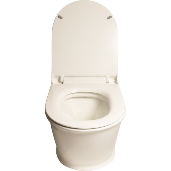 Унитаз подвесной безободковый SantiLine SL-5009 с крышкой микролифт фото 4