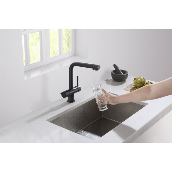 Смеситель для кухни Timo Saona 2396/03F, черный матовый фото 4