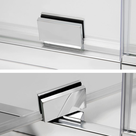 Душевая дверь WasserKraft Berkel 90 см 48P04, хром/прозрачное фото 4