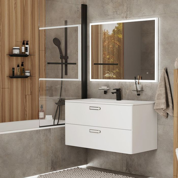 Смеситель для раковины Iddis Bild BILBL00i01, черный матовый фото 5