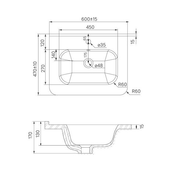 Тумба напольная с раковиной Iddis Brick 60 см BRI60WFi95K, белый глянец фото 13
