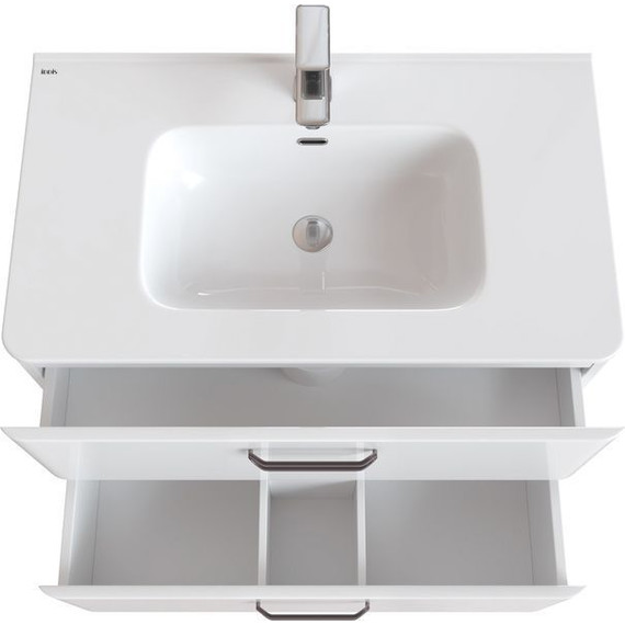 Тумба напольная с раковиной Iddis Brick 80 см BRI80WFi95K, белый глянец - 5 Тумба напольная с раковиной Iddis Brick 80 см BRI80WFi95K, белый глянец фото 5