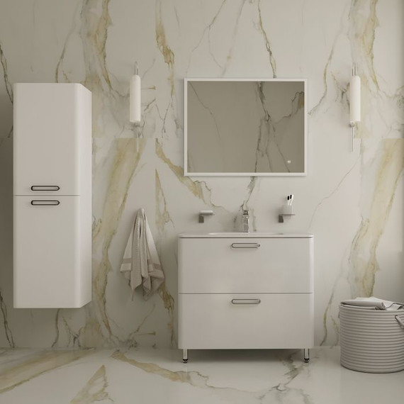 Тумба напольная с раковиной Iddis Brick 80 см BRI80WFi95K, белый глянец - 8 Тумба напольная с раковиной Iddis Brick 80 см BRI80WFi95K, белый глянец фото 8