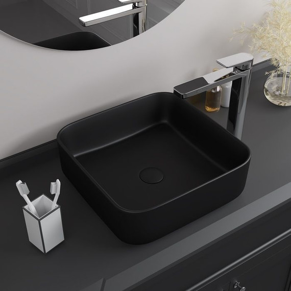 Раковина-чаша Iddis Bridge 39 см BRIBM04i27, черный матовый фото 5