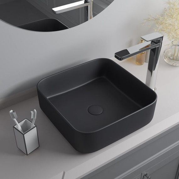 Раковина-чаша Iddis Bridge 39 см BRIGM04i27, серый матовый - 5 Раковина-чаша Iddis Bridge 39 см BRIGM04i27, серый матовый фото 5