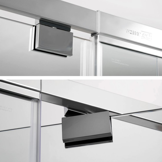 Душевое ограждение WasserKraft Berkel 120х80 см 48P25, хром/прозрачное фото 5