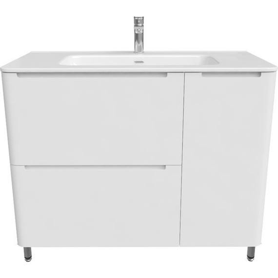 Тумба напольная с раковиной Iddis Edifice 100 см EDI10WFi95K, белый глянец - 11 Тумба напольная с раковиной Iddis Edifice 100 см EDI10WFi95K, белый глянец фото 11