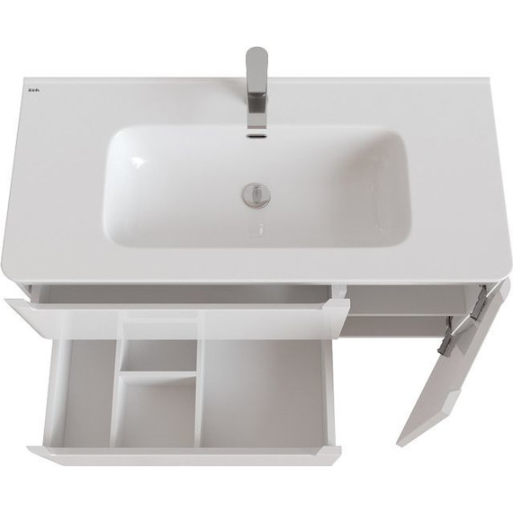 Тумба напольная с раковиной Iddis Edifice 100 см EDI10WFi95K, белый глянец - 8 Тумба напольная с раковиной Iddis Edifice 100 см EDI10WFi95K, белый глянец фото 8