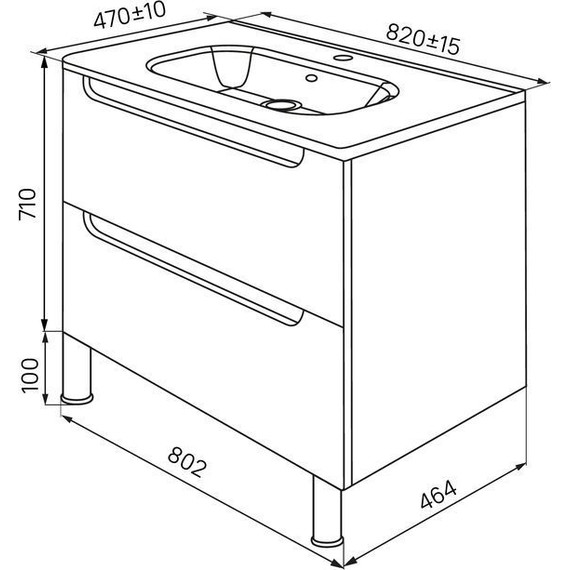 Тумба напольная с раковиной Iddis Edifice 80 см EDI80WFi95K, белый глянец - 14 Тумба напольная с раковиной Iddis Edifice 80 см EDI80WFi95K, белый глянец фото 14