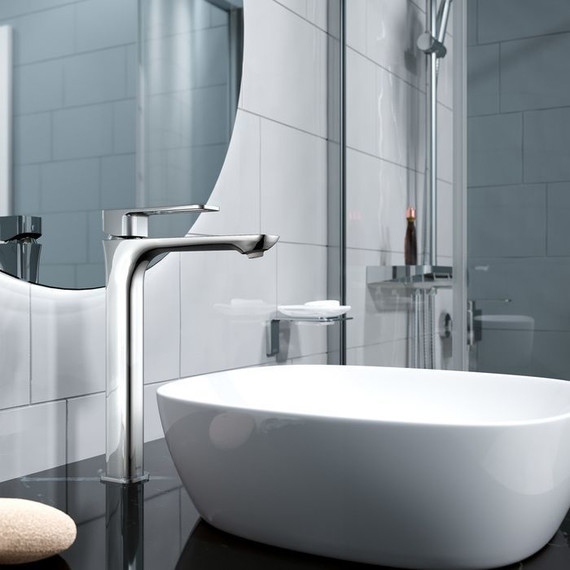 Смеситель для раковины высокий Iddis Slide SLISB01i01 фото 6