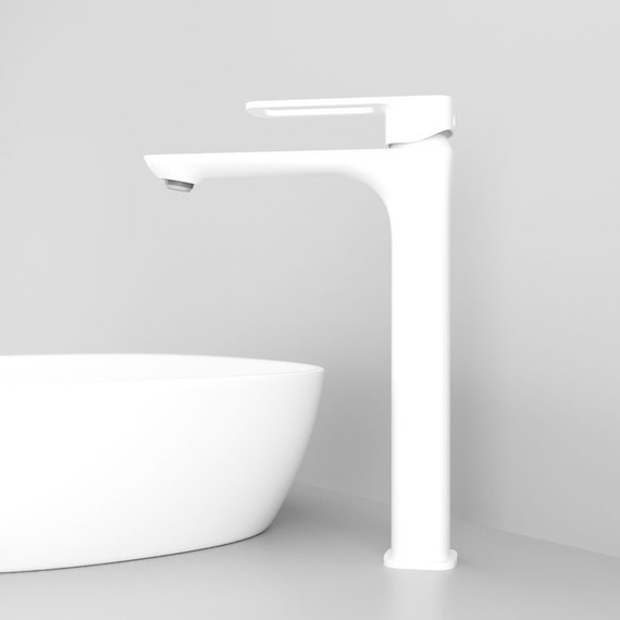 Смеситель для раковины высокий Iddis Slide SLIWT01i01, белый матовый - 3 Смеситель для раковины высокий Iddis Slide SLIWT01i01, белый матовый фото 3