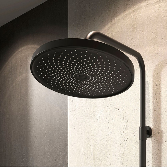 Душевая стойка Iddis Spahome SPABLBTi06, черный матовый - 5 Душевая стойка Iddis Spahome SPABLBTi06, черный матовый фото 5