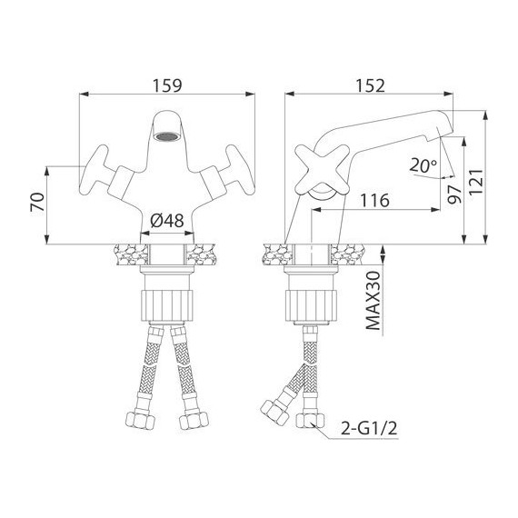 Смеситель для раковины Iddis Acros ACRSB00i01 фото 6