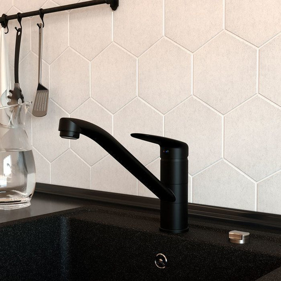 Смеситель для кухни Iddis Male MALBL00i05, черный матовый фото 2