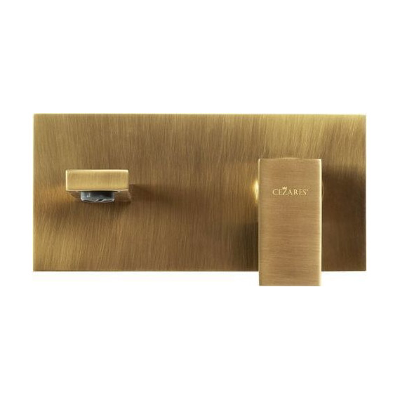 Смеситель для раковины настенный Cezares UNIKA-BLI1-02, бронза, Цвет производителя: бронза фото 3