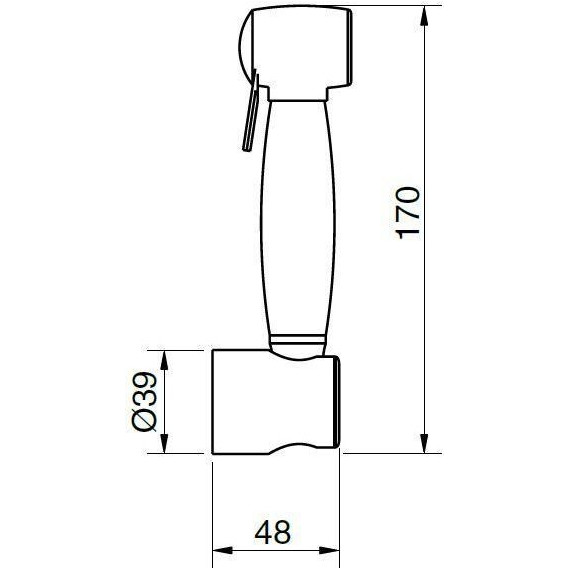 Гигиенический душ Cezares ATLANTIS-U-ID-01 - 3 Гигиенический душ Cezares ATLANTIS-U-ID-01 фото 3
