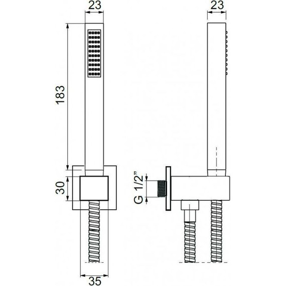 Душевой гарнитур Cezares CZR-L-DEFA-BIO, белый матовый - 2 Душевой гарнитур Cezares CZR-L-DEFA-BIO, белый матовый фото 2