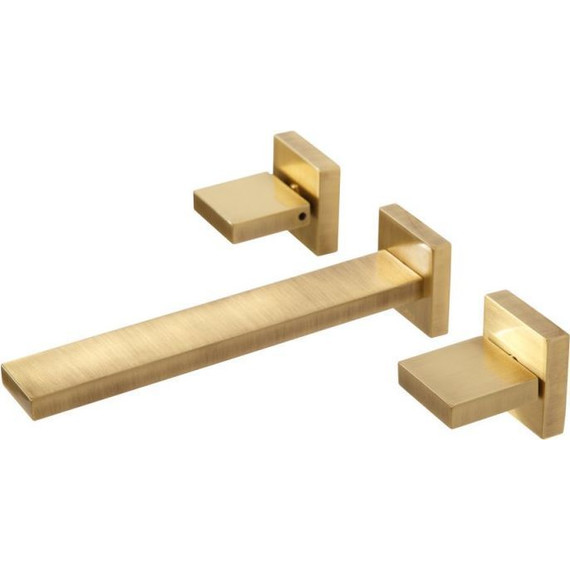 Смеситель для раковины настенный Cezares UNIKA-BLI3-02, бронза, Цвет производителя: бронза фото 2