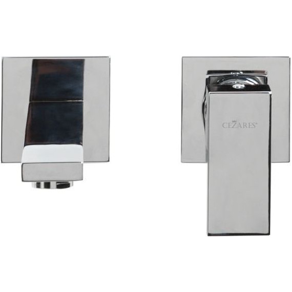 Смеситель для раковины настенный Cezares UNIKA-BLI2-01, Цвет производителя: хром фото 6