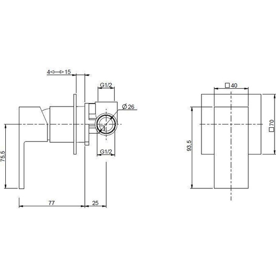 Смеситель для душа Cezares UNIKA-DIM-03/24, золото, Цвет производителя: золото - 4 Смеситель для душа Cezares UNIKA-DIM-03/24, золото, Цвет производителя: золото фото 4