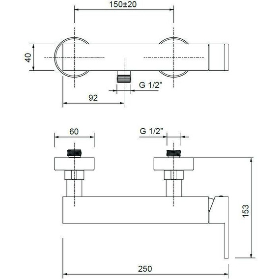 Смеситель для душа Cezares UNIKA-DM-01, Цвет производителя: хром фото 5