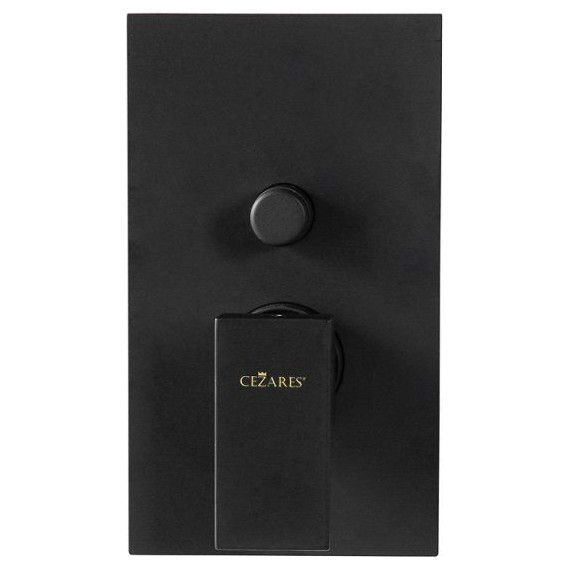 Смеситель для ванны Cezares UNIKA-VDIM-NOP, черный матовый, Цвет производителя: чёрный матовый фото 2