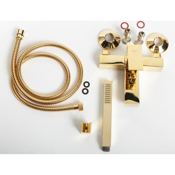 Смеситель для ванны Cezares UNIKA-VDM-03/24, золото, Цвет производителя: золото фото 4