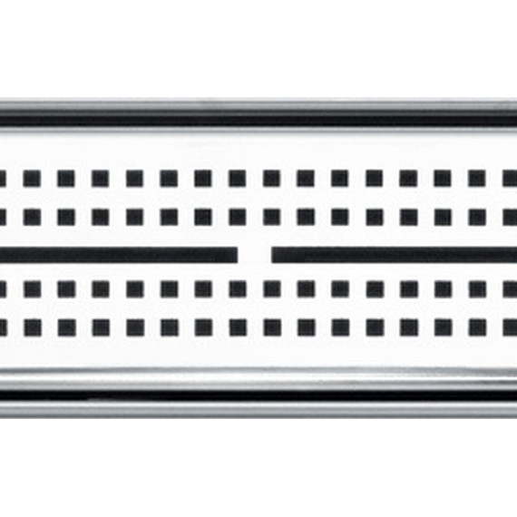Решетка TECEdrainline "quadratum" для трапа 80 см 600850, нержавеющая сталь, хром глянцевый фото 3