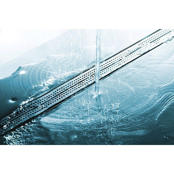 Решетка TECEdrainline "quadratum" для трапа 120 см 601250, нержавеющая сталь, хром глянцевый фото 2