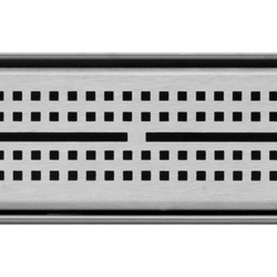 Решетка TECEdrainline "quadratum" для трапа 100 см 601051, нержавеющая сталь, хром матовый фото 4