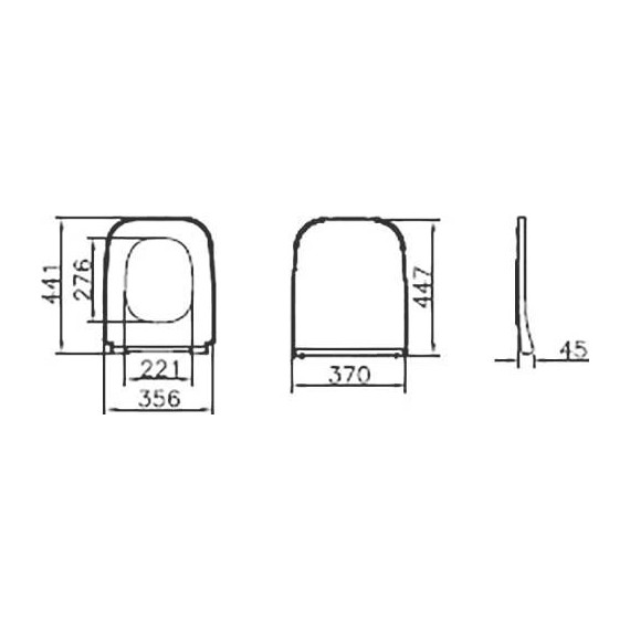 Сиденье с крышкой для унитаза Vitra Integra Square микролифт 191-003-009 - 3 Сиденье с крышкой для унитаза Vitra Integra Square микролифт 191-003-009 фото 3