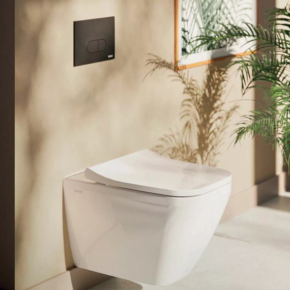 Унитаз подвесной безободковый Vitra Integra Square 7082B003-0075 - 2 Унитаз подвесной безободковый Vitra Integra Square 7082B003-0075 фото 2